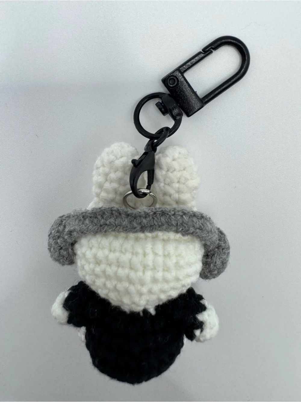 2 for $20 Item, Cute Crocheted Bunny Bag Charm/keychain with Earmuffs/headphones